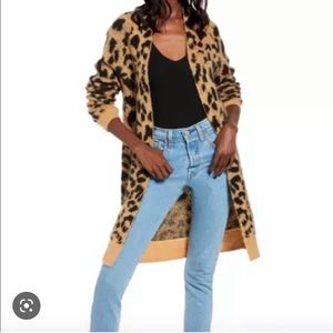 Nordstrom BP leopard cardigan
